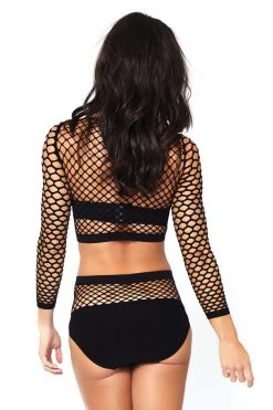 Leg Avenue Net Crop Top And Shorts -Fishnet Lingerie shop unnamed file 1043