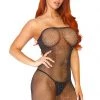 Leg Avenue Crystalized Fishnet Tube Dress