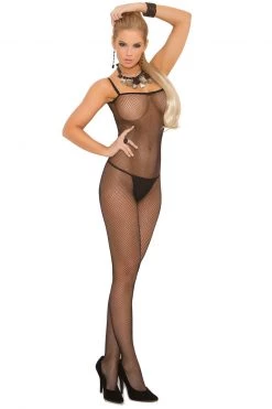 Elegant Moments Basic Black Net Bodystocking -Fishnet Lingerie shop unnamed file 1152