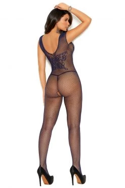 Elegant Moments Blue Butterfly Net Bodystocking -Fishnet Lingerie shop unnamed file 1167