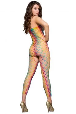 Music Legs Strapless Rainbow Net Bodystocking -Fishnet Lingerie shop unnamed file 1172