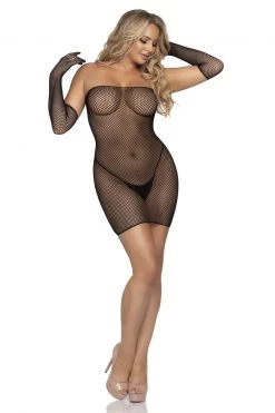 Leg Avenue Fishnet Tube Dress Set -Fishnet Lingerie shop unnamed file 1260