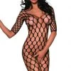 BL Brands Black Fence Net Body Stocking