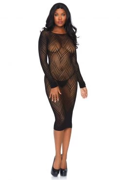 Leg Avenue Patterned Fishnet Bodycon Dress -Fishnet Lingerie shop unnamed file 1643