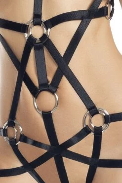 Raveware Dom Strappy Teddy With O Ring Detail -Fishnet Lingerie shop unnamed file 2223