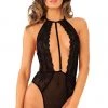 René Rofé Hot Pursuit Lace Bodysuit