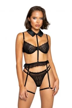 Roma Costume Collard Garter And Bra Set
