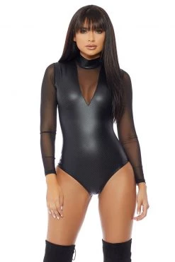 Forplay Time To Behave Bodysuit -Fishnet Lingerie shop unnamed file 2456