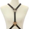 Funk Plus Double Pentagram Leather Harness