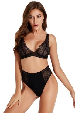 3WISHES Romantic Retro Bra Set