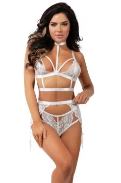 Starline Costume Ms. Rebel Bralette & Garter Set -Fishnet Lingerie shop unnamed file 369