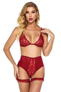 3WISHES Fine Feather Mesh Bra Set -Fishnet Lingerie shop unnamed file 445