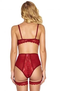 3WISHES Fine Feather Mesh Bra Set -Fishnet Lingerie shop unnamed file 451