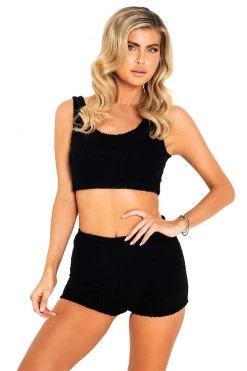 Roma Costume Cozy Fuzzy Short Set -Fishnet Lingerie shop unnamed file 503
