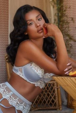 Roma Costume Satin And Lace Bralette And Garter -Fishnet Lingerie shop unnamed file 537