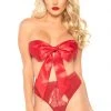Leg Avenue Bow Bandeau And Panty Set