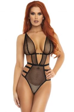 Leg Avenue Strappy Net Teddy