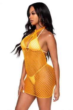 Leg Avenue Criss Cross Net Chemise -Fishnet Lingerie shop unnamed file 741