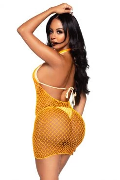 Leg Avenue Criss Cross Net Chemise -Fishnet Lingerie shop unnamed file 742