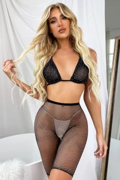 3WISHES Sparkle Net Bra And Shorts -Fishnet Lingerie shop unnamed file 865