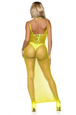 Leg Avenue Long Fence Net Gown -Fishnet Lingerie shop unnamed file 943