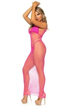 Leg Avenue Long Fence Net Gown -Fishnet Lingerie shop unnamed file 947