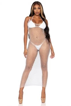 Leg Avenue Long Fence Net Gown -Fishnet Lingerie shop unnamed file 952