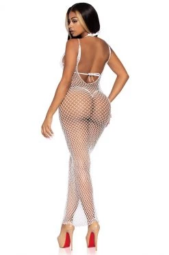 Leg Avenue Long Fence Net Gown -Fishnet Lingerie shop unnamed file 954