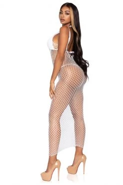 Leg Avenue Long Fence Net Gown -Fishnet Lingerie shop unnamed file 955